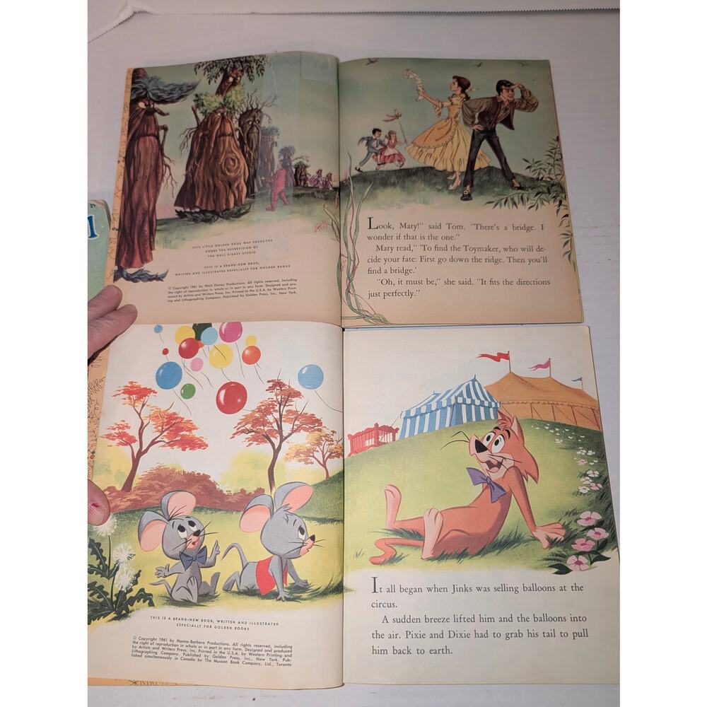 Vintage Lot 12 Little Golden Books 1960's - 90's Walt Disney Collectible - Picture 6 of 10